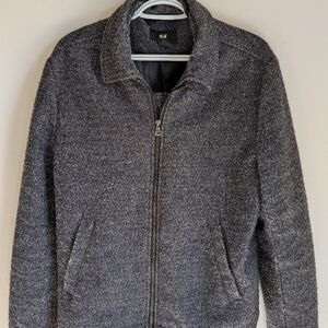 Grey Bomber Jacket